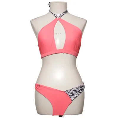 Bikini (Rose, Noir, Blanc) de Obsessive Élasthane, Polyamide, Polyester