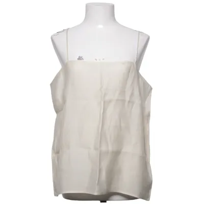 Tank Top (White) from Totême Linen, Lyocell, Polyester
