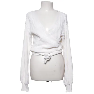 Wrap cardigan (White) from Kauf Dich Glücklich Organic cotton