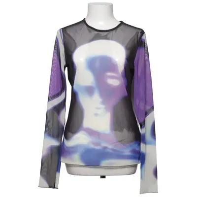 Långärmad t-shirt (Blur Printed Long Sleeve) från Weekday Elastan, Polyester