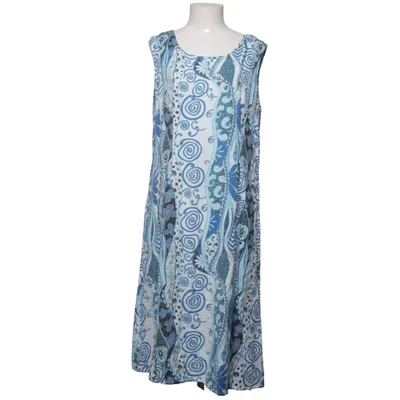 Jurk (Blauw, Wit, Meerkleurig) van Jacett Katoen, Linnen, Viscose