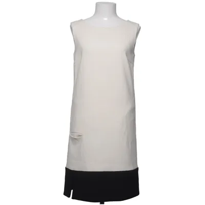Dress (Beige, Black) from Oui Collection Acetate, Elastane, Polyester, Viscose