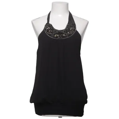 Haltertop (Zwart) van Jane Norman Elastaan, Polyester, Viscose