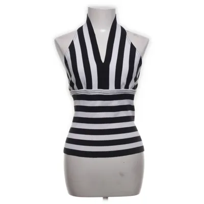 Halternecktopp (Svart, Vit) från Joseph Ribkoff