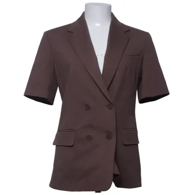 Blazer (Brown) from Weekend MaxMara Cotton, Elastane, Polyester