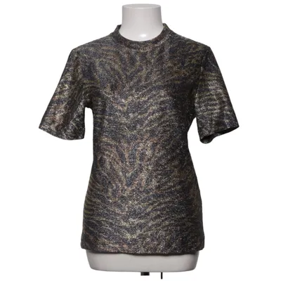 Top (Black, Gold) from Ganni Elastane, Polyester