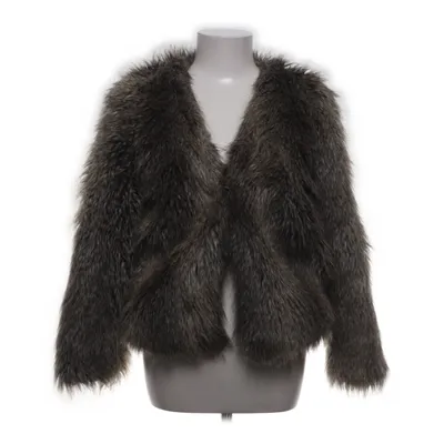 Ytterväst (Grå, Brun) från H&M Akryl, Pälsimitation, Polyester