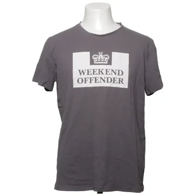 T-shirt (Gray) from Weekend Offender Cotton