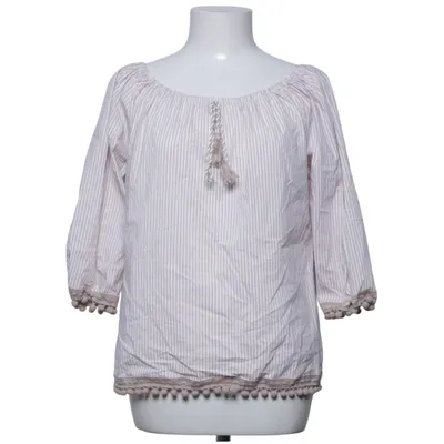 Bluse (Beige, Hvid) fra Northland Bomuld, Elastan, Polyester