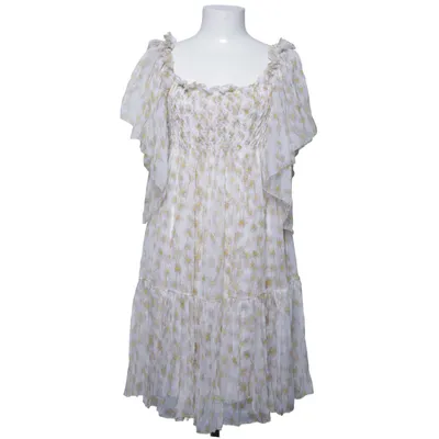 Robe (Blanc, Jaune, Vert) de Diane von Furstenberg Élasthane, Soie