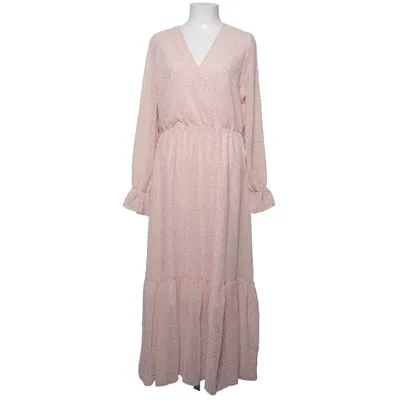 Långklänning (Rosa, Vit) från Angashion Bomull, Polyester