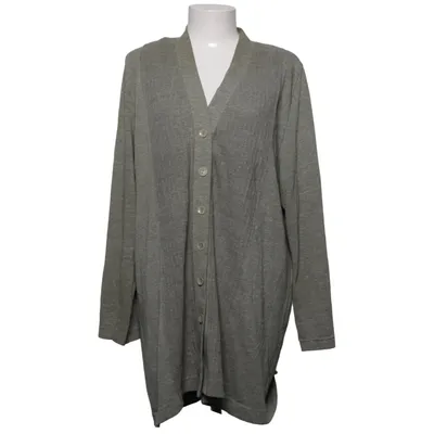 Cardigan (Gris) de Swesco Coton, Lin, Polyester