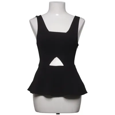 Top péplum (Noir) de Bik Bok Élasthane, Polyester