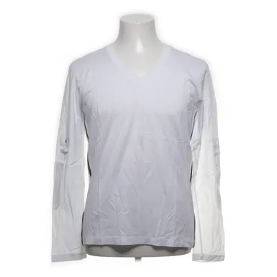 T-shirt à manches longues (Blanc, Bleu) de Richmond Coton