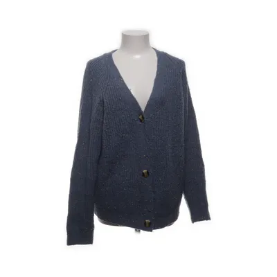 Cardigan (Blå, Flerfarvet) fra Gina Akryl, Elastan, Polyester, Uld