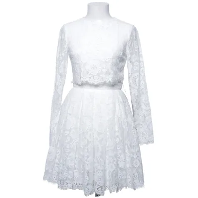 Jurk (Wit) van Asos Bridal Katoen, Polyamide, Polyester