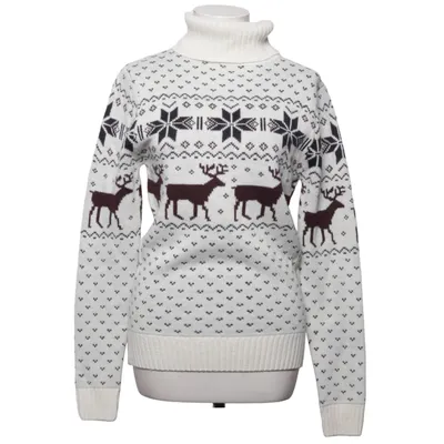 Pull de Noël (Blanc, Multicolore) de Soulstar Acrylique