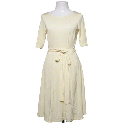 Jurk (Geel, Wit) van Jessica Frej Elastaan, Viscose