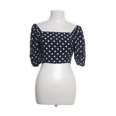 Crop top (Blå, Vit) från Trendyol