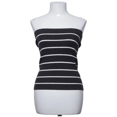 Tubetop (Sort, Hvid) fra Gina Tricot Polyamid, Viscose
