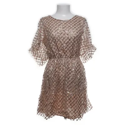 Cocktailklänning (Beige, Silverfärgad) från IVIVI Polyester