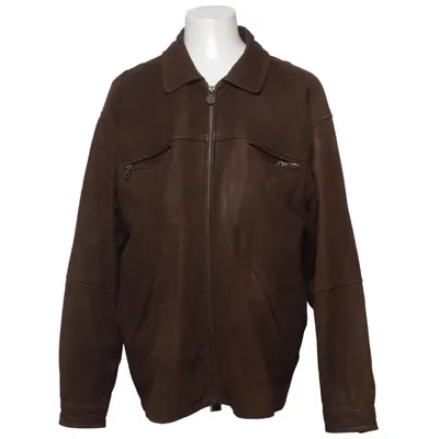Veste en cuir (Marron) de Camel Active Acétate, Cuir, Polyamide