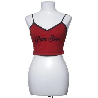 Crop top (Röd) från WIDOW Elastan, Polyester