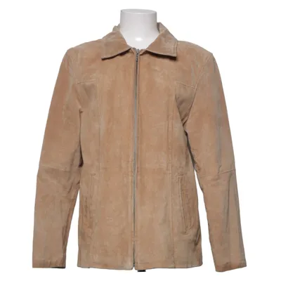 Leather jacket (Beige) from Avitano