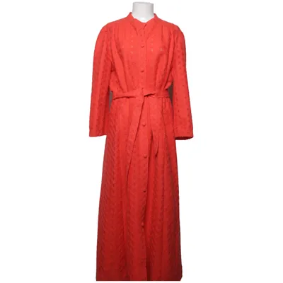 Robe chemise (Rouge) de Hanro Acrylique, Polyester