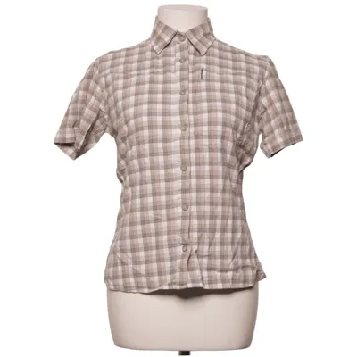 Chemise à manches courtes (Beige, Blanc) de Lundhags Bambou, Coton