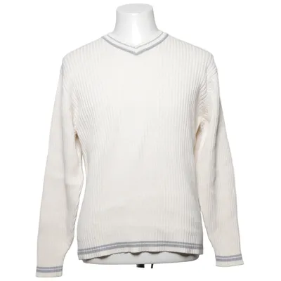 Pullover (White, Gray) from Cotton Republic Cotton