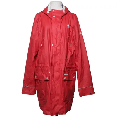 Manteau imperméable (Rouge) de Schmuddelwedda Coton, Polyester, Polyuréthane
