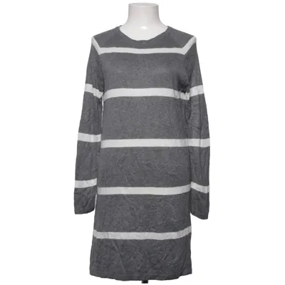 Jurk (Grijs, Wit) van Mango Basics Acryl, Polyamide, Polyester, Viscose