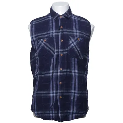 Flannel shirt (Blue, Gray) from Pocoloco Cotton