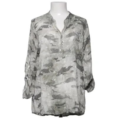 Blouse (Gris, Blanc) de Pink Cherry Viscose