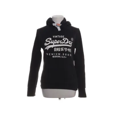 Huvtröja (Svart) från Superdry Bomull, Polyester