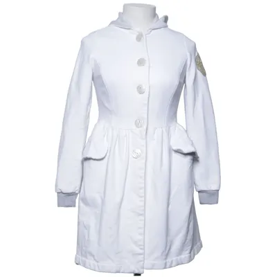 Coat (White, Gray) from By o la la..! Cotton, Elastane