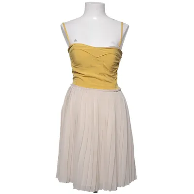 Robe (Jaune, Beige) de Lucy & Co. Élasthane, Polyester, Viscose