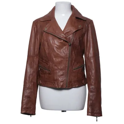 Veste de motard (Marron) de Tommy Hilfiger Denim Coton, Cuir, Polyester