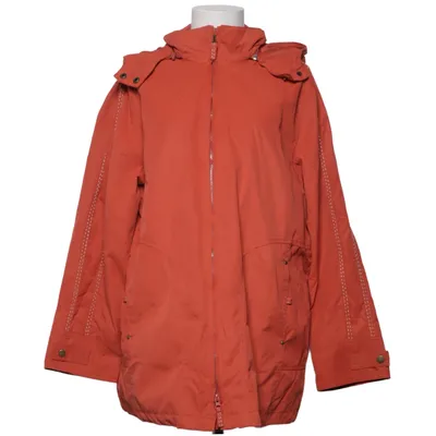 Outdoor jas (Oranje) van Cappuccini Katoen, Polyamide, Polyester