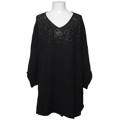 Sweater (Black) from Yours Cotton, Viscose