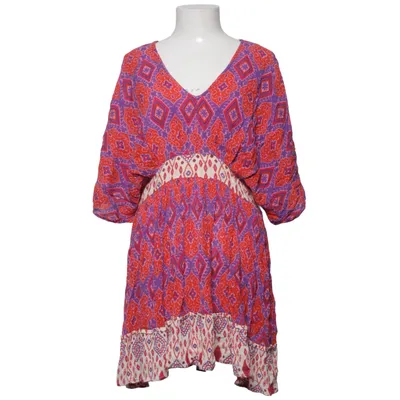 Dress (Red, Purple, Multicolored) from Gold & Silver Viscose