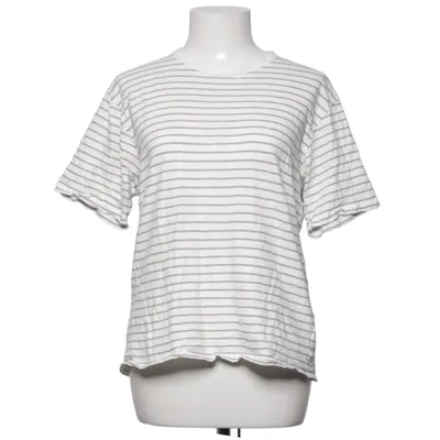 T-shirt (Hvid, Grå) fra Vailent Bomuld, Linned