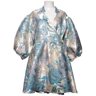 Omlottklänning (Blå, Rosa, Guldfärgad) från Noella Polyester