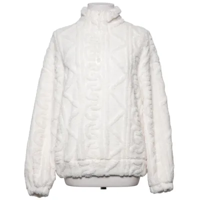 Fleece sweater (White) from Forever 21 Polyester