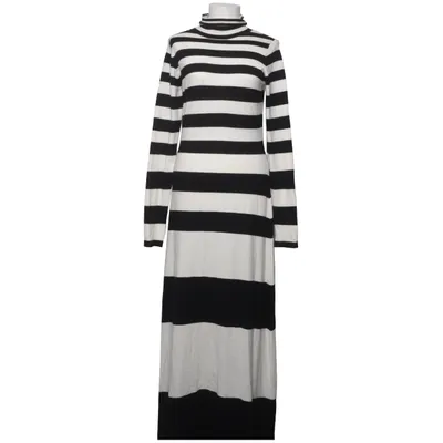 Rollkragenkleid (Schwarz, Weiß) von NA-KD Polyamid, Polyester, Viskose
