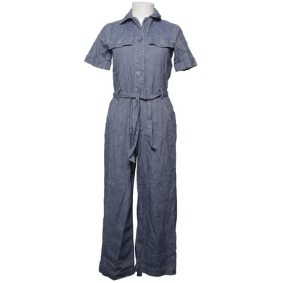 Byxdress (Blå) från Massimo Dutti Bomull, Elastan, Linne