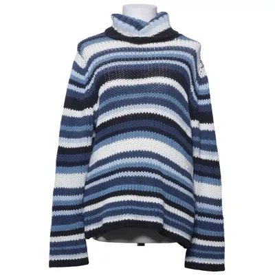 Turtleneck (Blå, Hvid, Sort) fra Woman Akryl, Bomuld