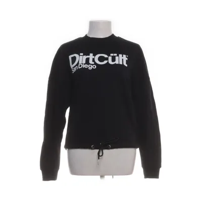 Collegetröja (Svart, Vit) från DirtCult Bomull, Polyester