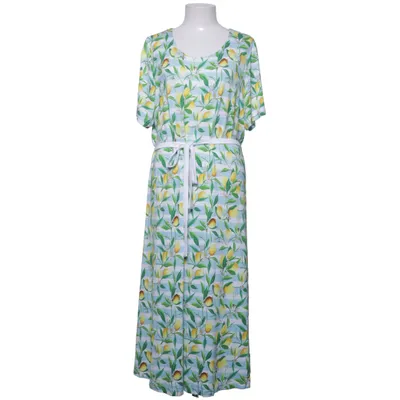 Robe longue (Bleu, Blanc, Jaune) de Paola! Élasthane, Viscose